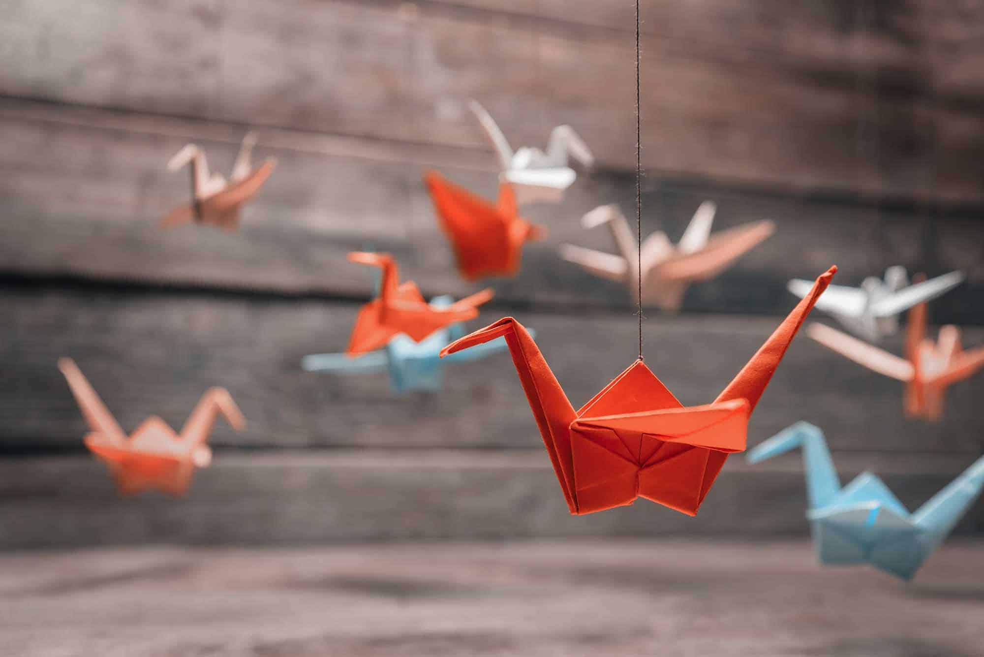 ¿Cuál es el origen de la leyenda de las mil grullas de origami?